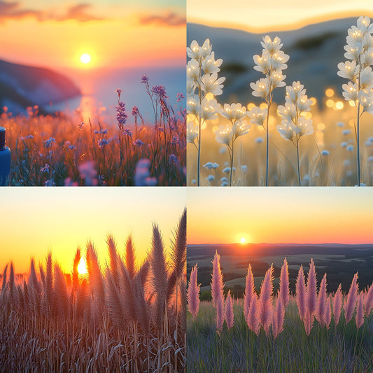 Golden Hour Field Digital Backdrop, Warm Light Photography Background, Photo Prop, Outdoor Scene for Portraits, Dreamy Golden Hour Backdrops