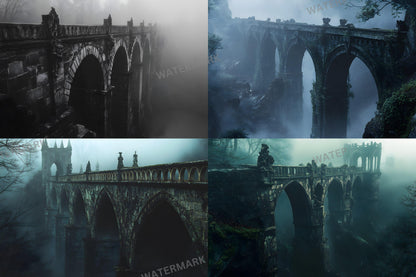Gothic Bridges Backdrops - Stunning 3High-Resolution PNG Images 00x00px for Commercial Creative Projects