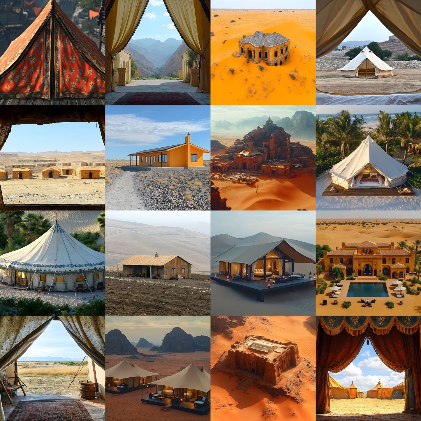 Desert Oasis Tent Digital Backdrop, Luxury Arabian Nights Background, Photography Prop, High-Res Image, Dreamy Scene, Instant Download