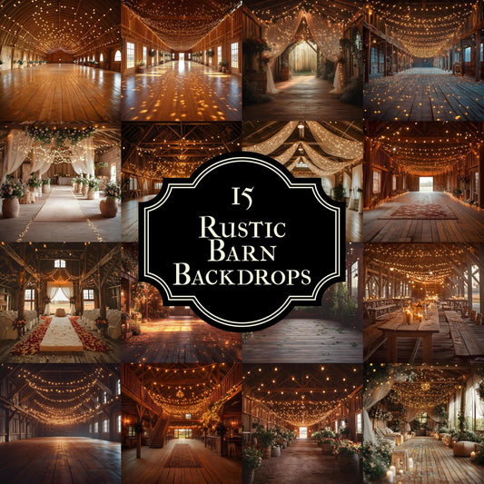 Rustic Barn Backdrops for Master Overlay, Photoshop Composites, Digital Backgrounds, Wedding Backdrops, Country Scene Textures