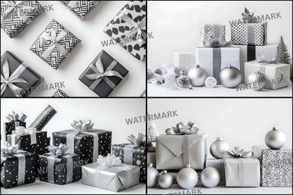 Christmas Backdrops Photography, Holiday Photo Backgrounds, Gift Display Digital Backdrop, Winter Scene, Festive Photography, Christmas Gift Display