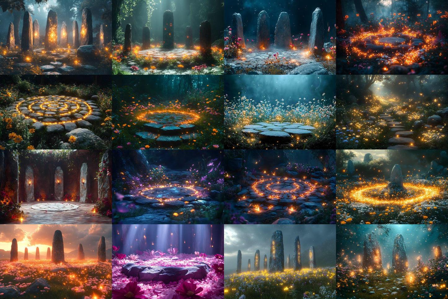 Mystic Fairy Backdrops for Photography, Fantasy Themes, Magical Scenes, and Photoshop Projects - Fairytale Backgrounds