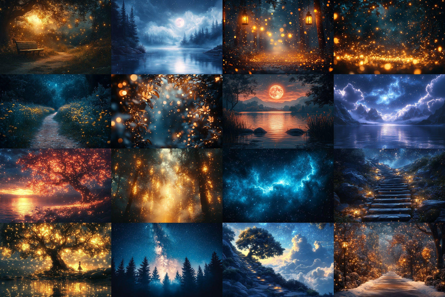 Starry Night Sky Backdrop: PNGs for Space Photo Editing, Celestial Photography Props, Galaxy Themed Digital Backdrops.