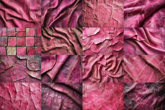 Weathered Pink Leather Backdrops for Photography Overlays  Warm PNGs for Artists  Designers  00x00px