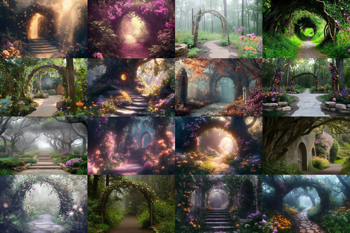 Fairy Woodland Backdrops ��������� Enchanted Paths and Arches - Wedding Backdrops, Maternity Backdrops, Fairytale Backgrounds