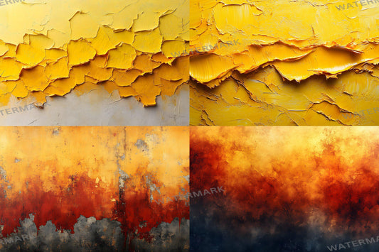 Saffron Radiance Backdrops | Warm Golden Hues | Autumn Glow | Rustic Elegance | Digital Backgrounds - Yellow Texture Backdrops - Saffron