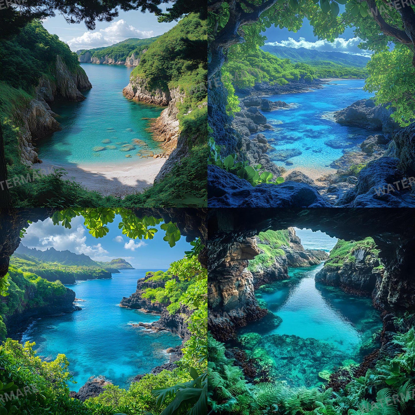 Hidden Cove Digital Backdrops for Photography, Fine Art Portrait Backgrounds, Photoshop Overlays ,Studio, Maternity & Wedding Photography