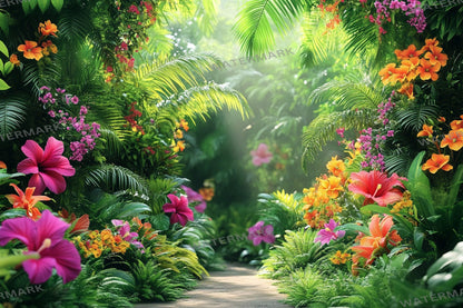 Tropical Vines Digital Backdrops - 3High-Res PNG Files for Photography  Craft Design - Commercial Use Allowed