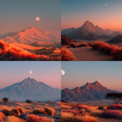 Tranquil Desert Sunset Digital Backdrop, Photography Background for Portraits, Photo Prop, Scenic Desert Scene, Printable Photography Overlay