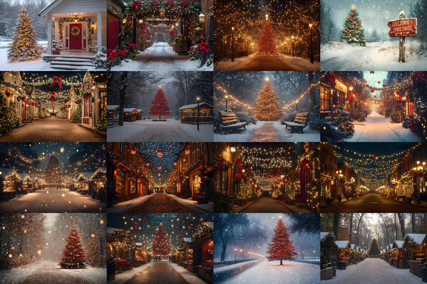 Christmas Photography Backdrops, Horizontal 00x00px Digital Backdrops, 3:2 Ratio, Photoshop Overlays, Festive Christmas Background