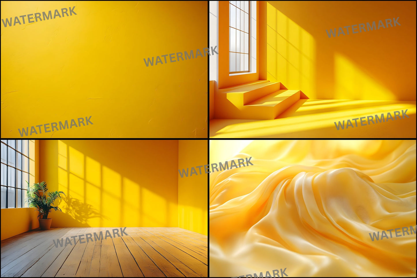 Yellow Photography Backdrop, Studio Material Backgrounds, Digital Download for Portrait Photography,Texture Photo Booth Prop