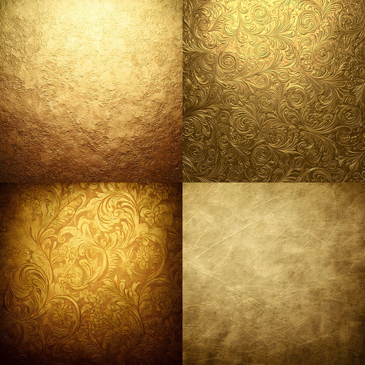 Vintage Gold Pattern Digital Backdrop, Patterned Background for Photography, Elegant Photo Booth Prop, Square Format, Wedding, Birthday, Party