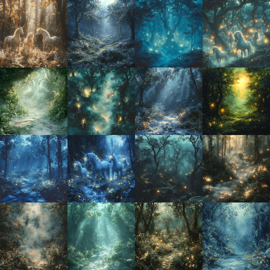 Forbidden Forest Backdrop: 1PNGs for Dark Enchanted Woods Photography, Spooky Mystery Tree Scenes, Haunted Fantasy Digital Backdrops