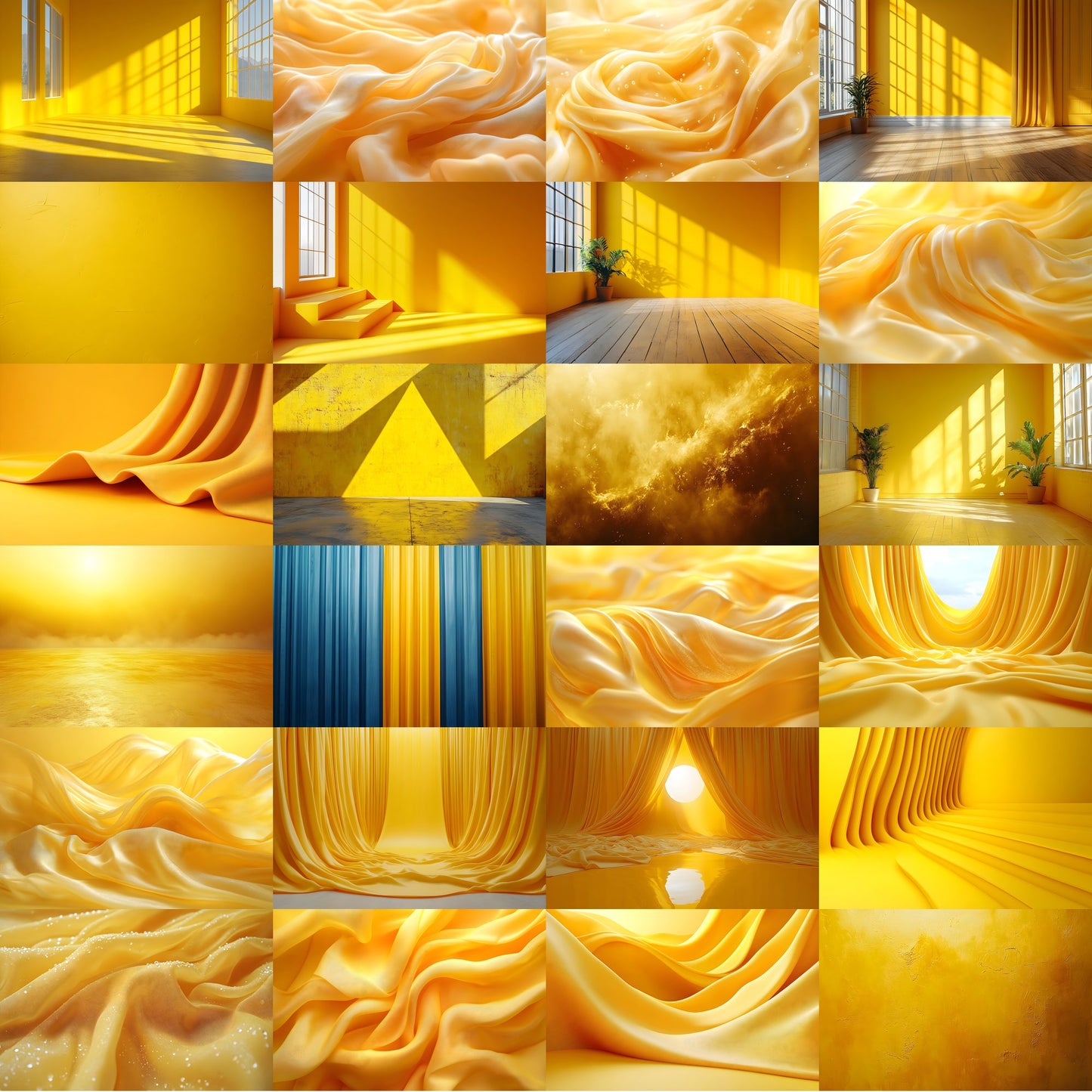 Yellow Photography Backdrop, Studio Material Backgrounds, Digital Download for Portrait Photography,Texture Photo Booth Prop