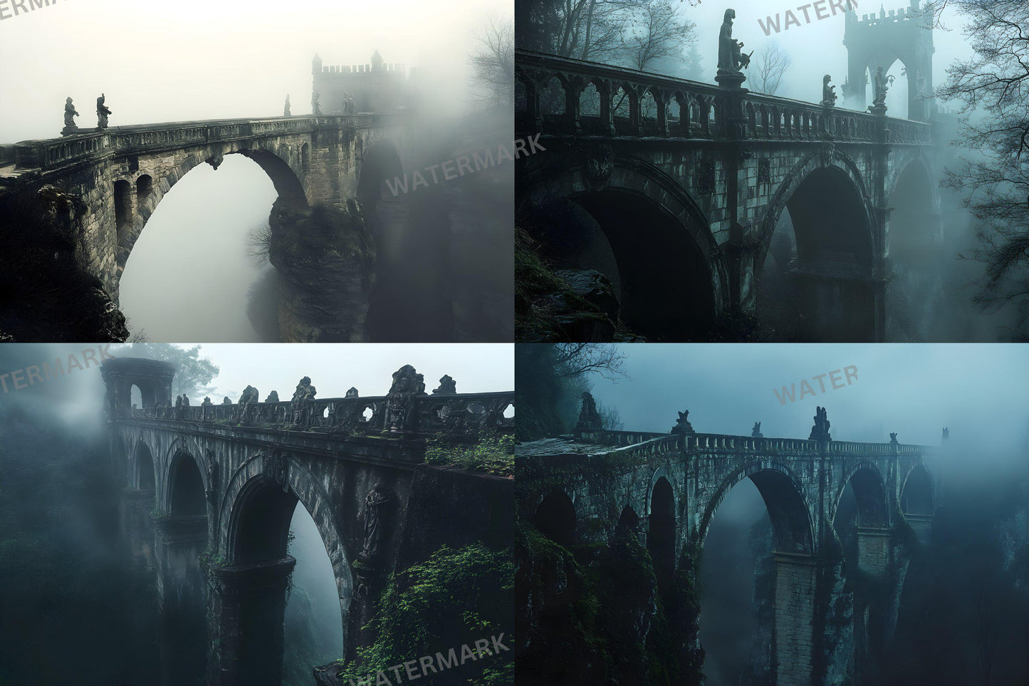 Gothic Bridges Backdrops - Stunning 3High-Resolution PNG Images 00x00px for Commercial Creative Projects