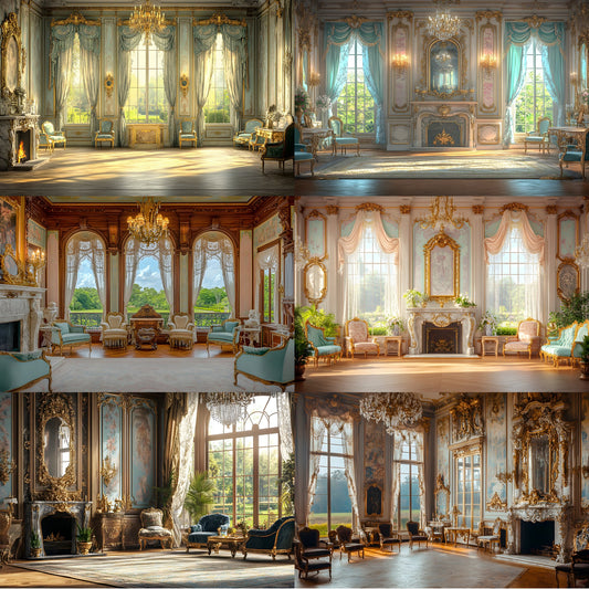 French Courtroom Digital Backdrop, Regal Photography Background, Historical Scene, Elegant Portrait, Fine Art Photo, Instant Download