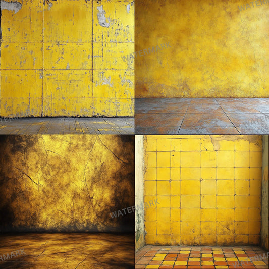 Yellow Texture Backdrop Collection - 26 Unique Textured Surfaces for Photography, Digital Art, and Home Decor