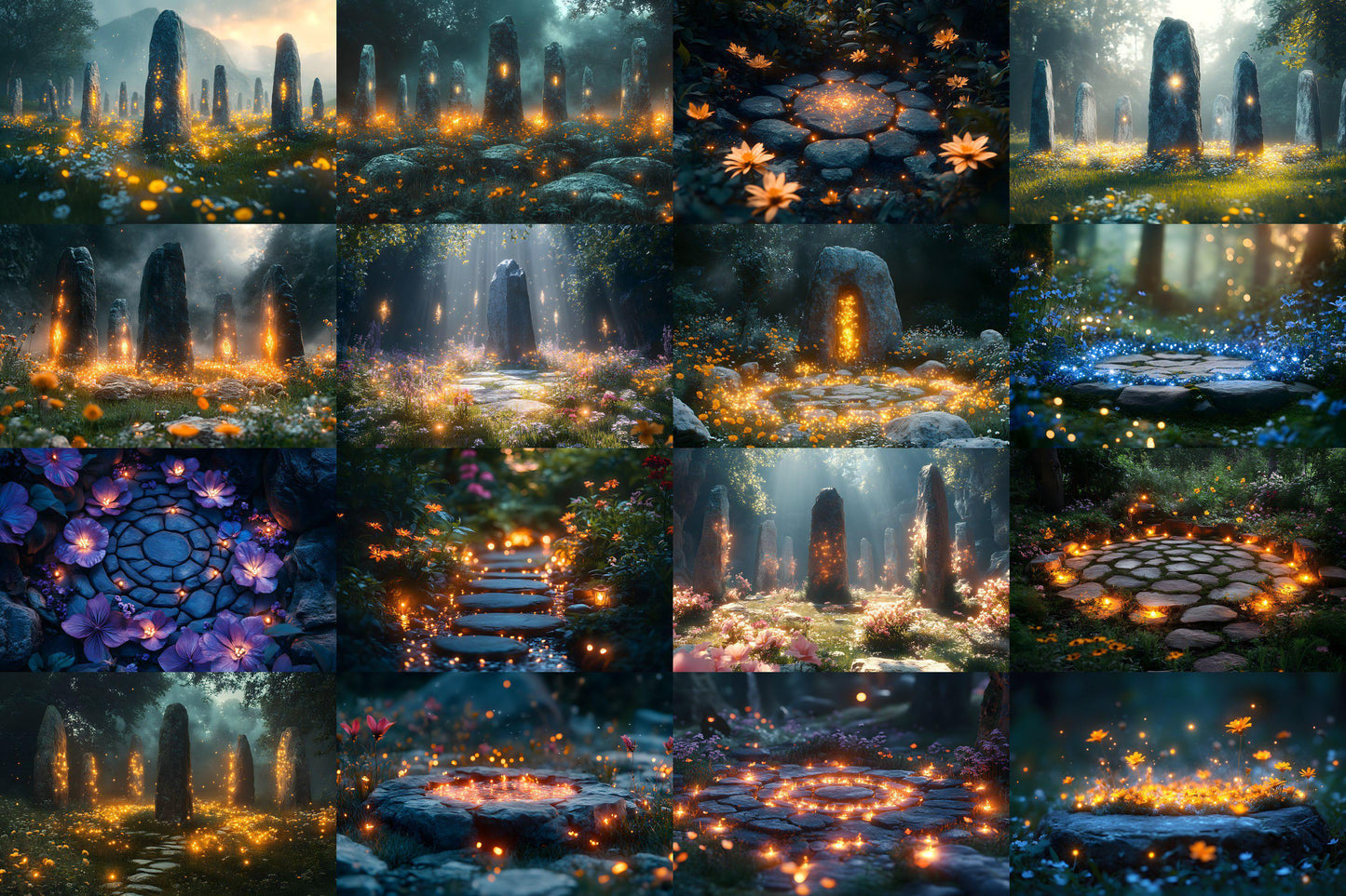 Mystic Fairy Backdrops for Photography, Fantasy Themes, Magical Scenes, and Photoshop Projects - Fairytale Backgrounds
