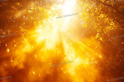 Yellow Sunburst Backdrop: 2PNGs for Retro Photo Backgrounds, Pop Art Photography Props, Groovy Sunshine Digital Backdrops