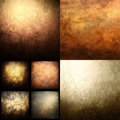 Bronze Shimmer Digital Backdrop, Metallic Texture Photography Background, Square Format Portrait Photo Booth Prop, Elegant Bronze Overlay for Composites