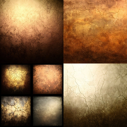 Bronze Shimmer Digital Backdrop, Metallic Texture Photography Background, Square Format Portrait Photo Booth Prop, Elegant Bronze Overlay for Composites