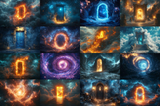 Celestial Portal Backdrops ��������� Mystical Fantasy Digital Backdrops for Ethereal & Dreamlike Photography - Photo Editing - Composites, Backdrops