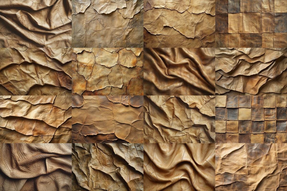 Beige Weathered Leather Digital Photography Backdrops PNGs - 00x00px Warm Aesthetic for Commercial Use