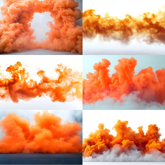 Orange Smoke Sports Photography Backdrop, Dynamic Athlete Background, Themed Digital Wallpaper, Action Photo Booth Prop, Images