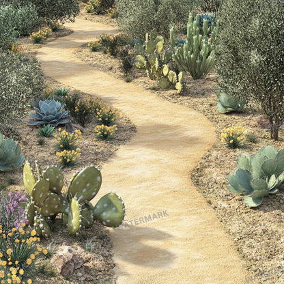 Desert Botanical Backdrops - Photography Backdrops, Portraits, Product Photography - Cactus Gardens, Desert Landscapes, and Botanical Scenes