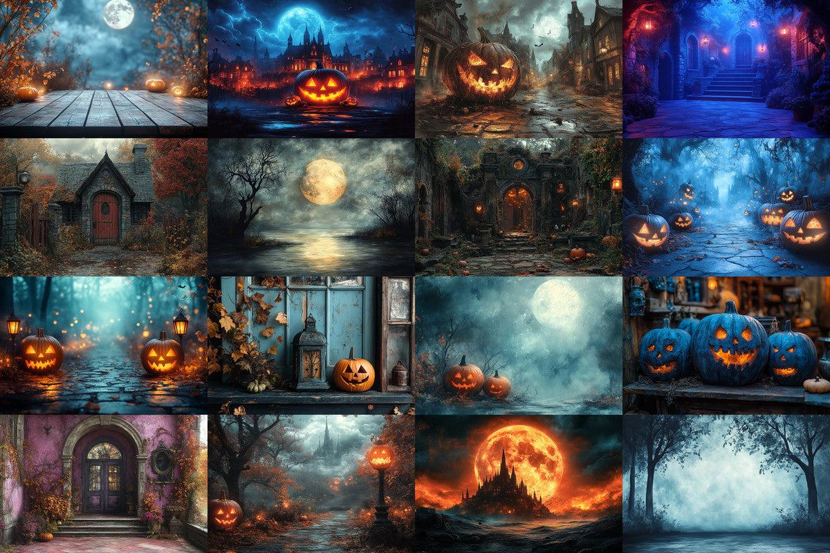 Halloween Monster View Backdrops for Photography  00x00px PNGs for Digital Art  Photo Editing  Commercial Use Allowed