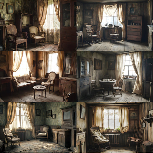 Dickens Inspired Digital Backdrop, Cinematic Portrait Photography Background, Old World , Book Cover Design, Storytelling Fine Art Image