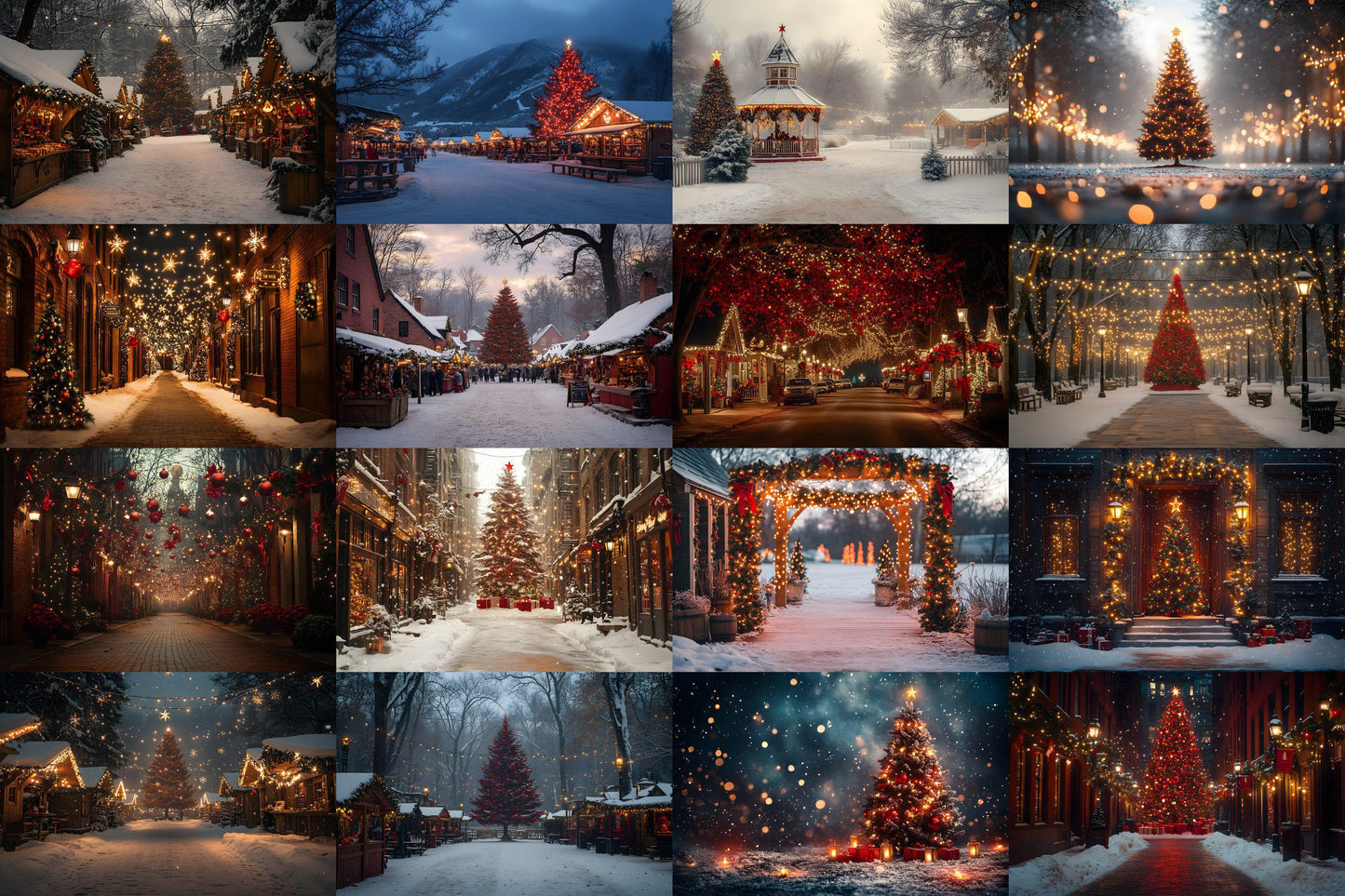 Christmas Photography Backdrops, Horizontal 00x00px Digital Backdrops, 3:2 Ratio, Photoshop Overlays, Festive Christmas Background