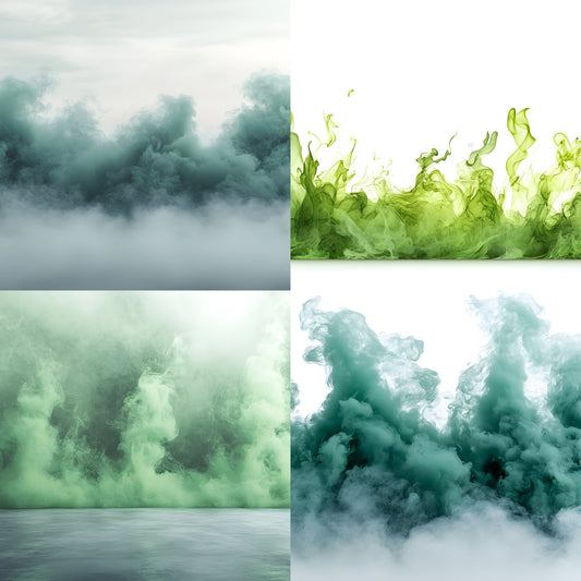 Green Smoke Sports Photography Backdrop, Digital Background for Athlete Portraits, Action Scene Photo Overlay, Sports Team Photo