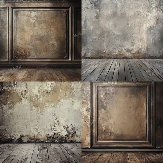 Vintage Wall Backdrop Collection - 1Textured Surfaces for Photography, Digital Art, and Home Decor