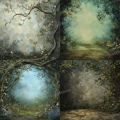 Fairy Woodland Backdrops - Enchanted Forest Digital Backgrounds for Photoshop Composites, Fantasy Scenes, and Creative Photography