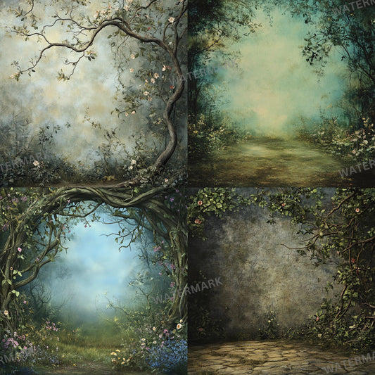 Fairy Woodland Backdrops - Enchanted Forest Digital Backgrounds for Photoshop Composites, Fantasy Scenes, and Creative Photography