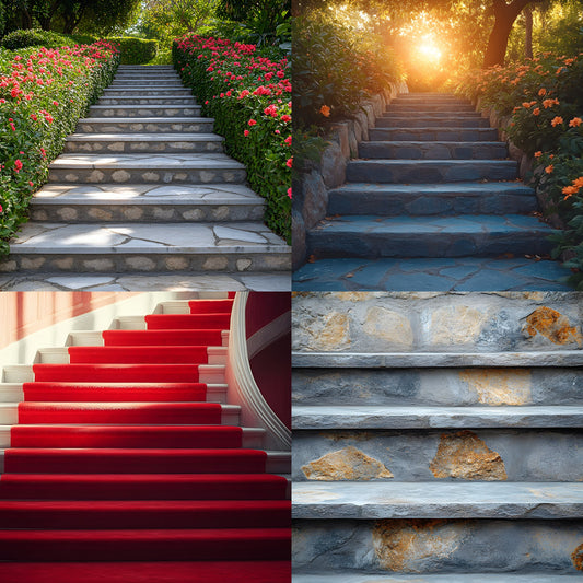 Staircase Photography Backdrop, Elegant Stairway Digital Background, Photo Prop, Wedding, Portrait, Fine Art Photography