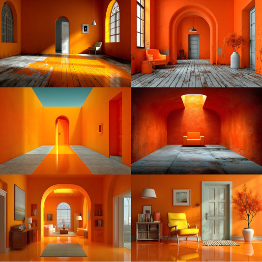 Orange Photography Backdrop, Solid Color Photo Background, Digital Download for Portraits, Newborns, Product Photography, Ratio