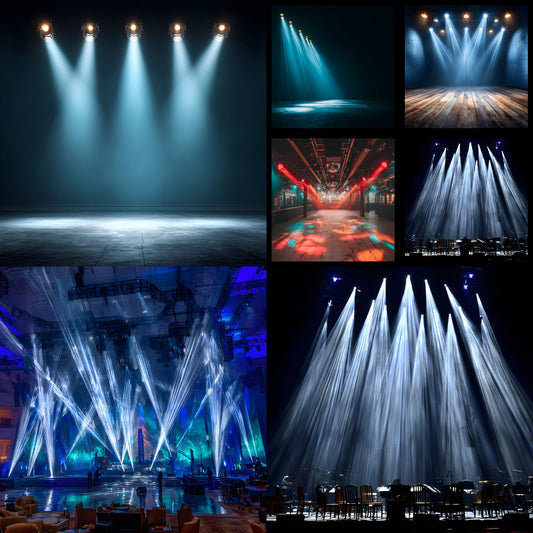 Empty Stage Photography Backdrop, Concert Background, Theater Stage Digital Backdrop, Music Event Photo Booth, Virtual Background