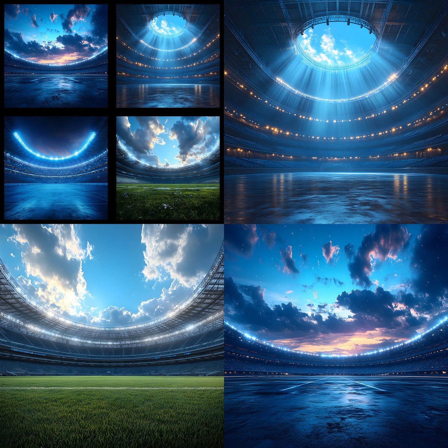 Sports Stadium Digital Backdrop, Empty Arena Background for Photography, Photo Overlay, Sports Team Fan Photo, Action Shot Composite