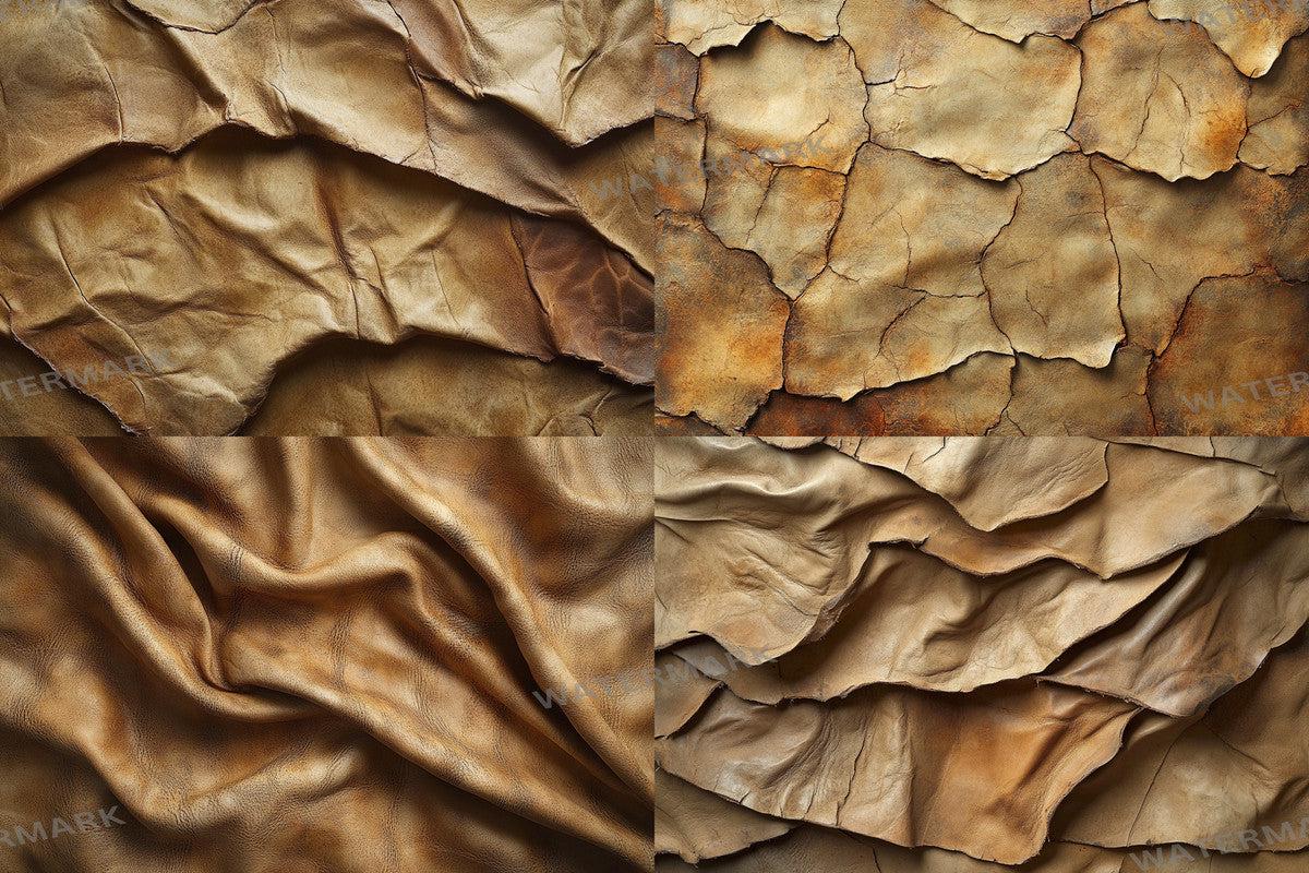 Beige Weathered Leather Digital Photography Backdrops PNGs - 00x00px Warm Aesthetic for Commercial Use