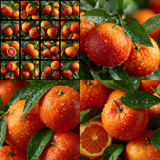 Juicy Orange Photography Backdrop, Vibrant Food Photo Background, Overhead Shot Digital Download, for Social Media, Fresh Fruit Still Life