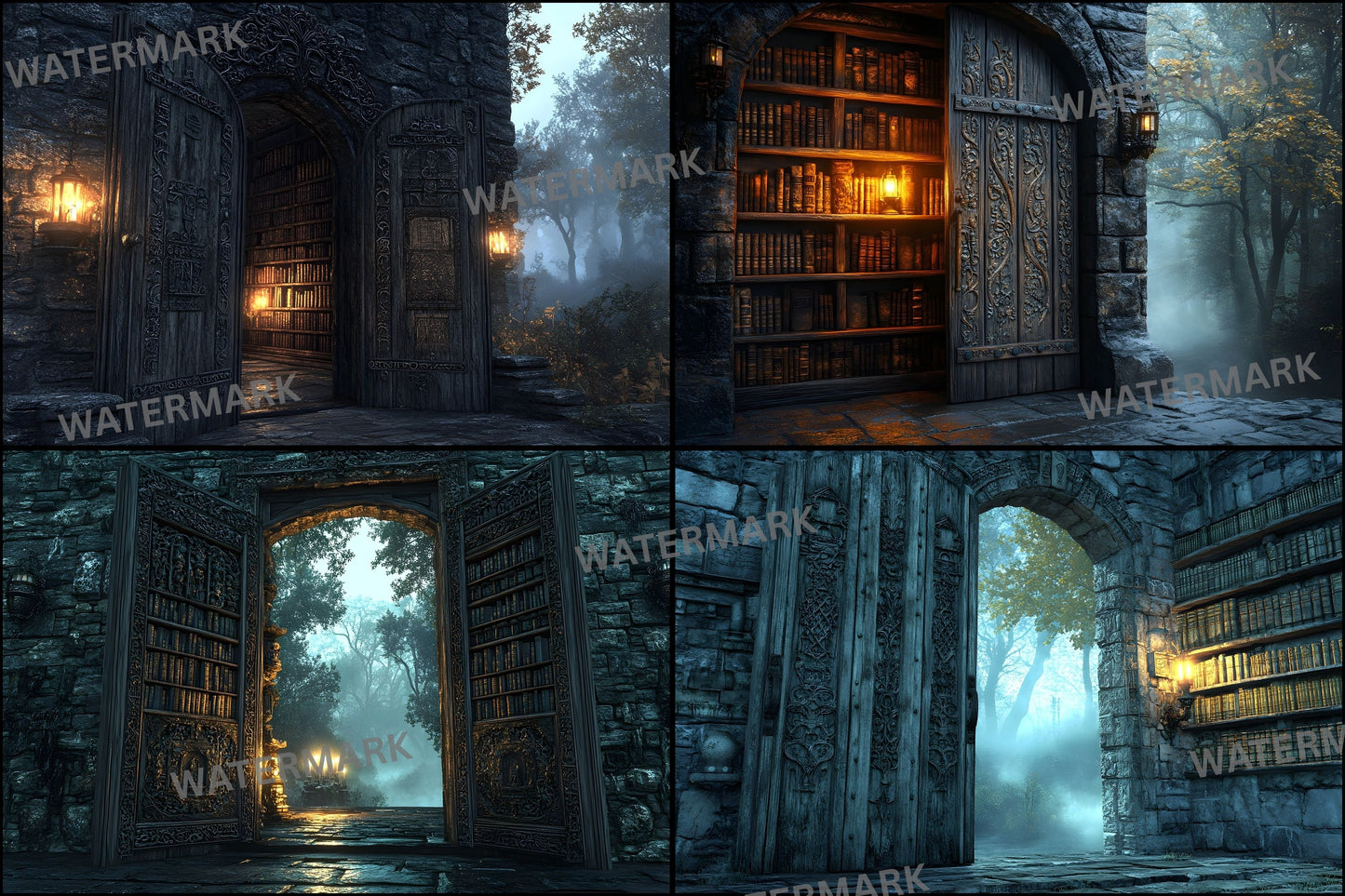 Weathered Carved Wood Door Digital Backdrop, Photography Background, Rustic Texture, Fine Art Photography