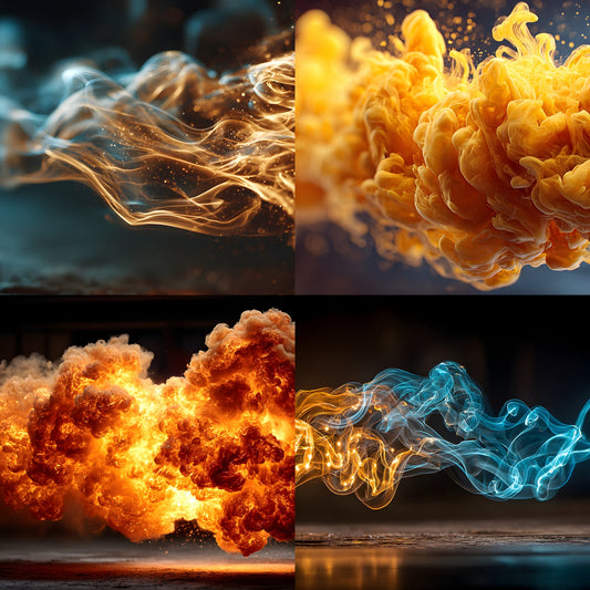 Orange Smoke Photography Backdrop, Abstract Texture Digital Background for Portraits, Photo Booth Prop, Artistic Overlays for Photoshop