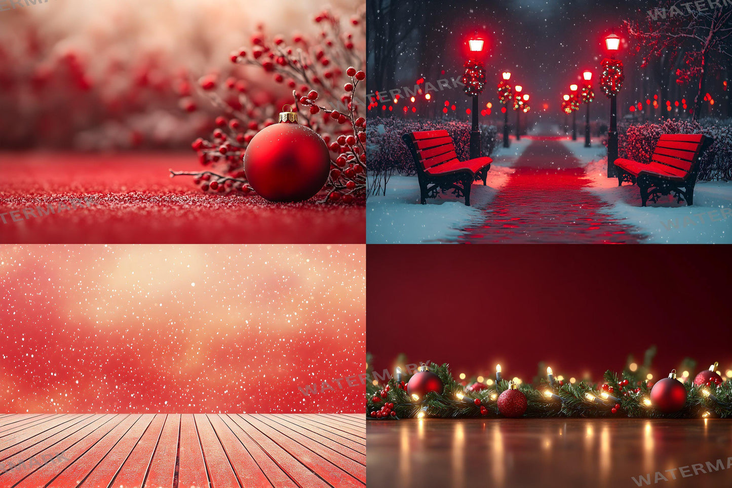 Christmas Backdrop, Digital Backdrop, Santa Christmas Backdrop For Kids Family, Festive Digital Download Christmas Background