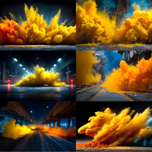 Yellow Smoke Photography Backdrop, Abstract Texture Background for Portraits, Artistic Digital Download for Composites, Ratio