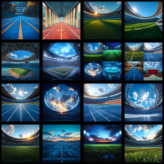 Sports Stadium Digital Backdrop, Empty Arena Background for Photography, Photo Overlay, Sports Team Fan Photo Editing, High Resolution Images