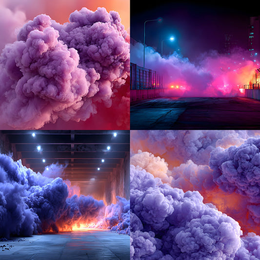 Purple Smoke Photography Backdrop, Ethereal Action Background, Digital Photo Background for Composites, Fantasy Portrait Photography Prop