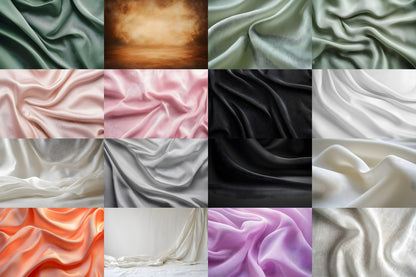 Fabric Texture Backdrops, Fabric Backgrounds, Digital Textures for Photoshop, Studio Backdrops, and Master Overlay PNGs, Textures