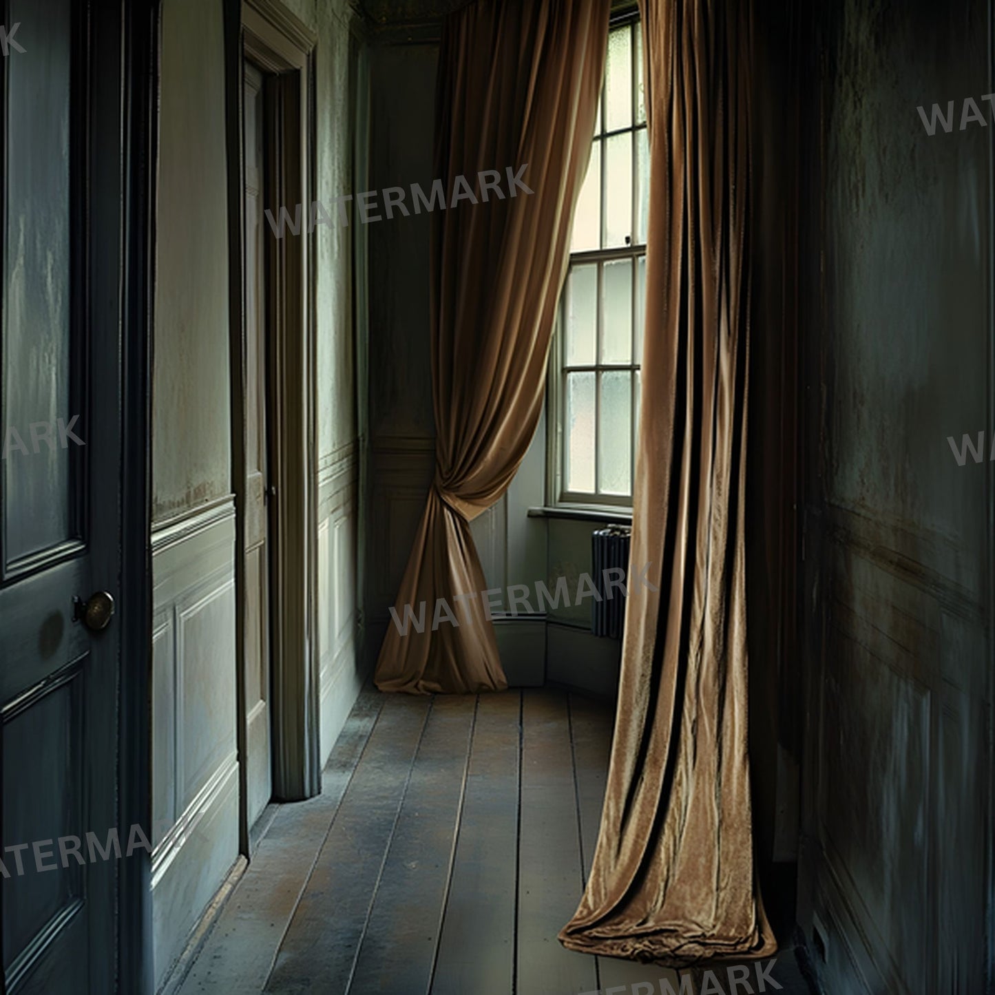 Wuthering Heights Hallway Digital Backdrop, Gothic Background, Square Photography Prop, Moody Portrait, Fairytale Scene, Instant Download